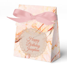 Rosa Marble Chic Personlig