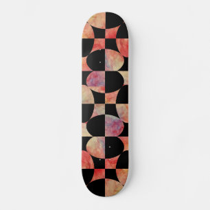 Rosa Marble Design Skateboard