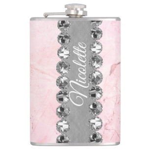 Rosa Marble Diamond Bling             Fickplunta