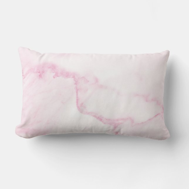 Rosa Marble Lumbar Pillow Lumbarkudde (Framsida)