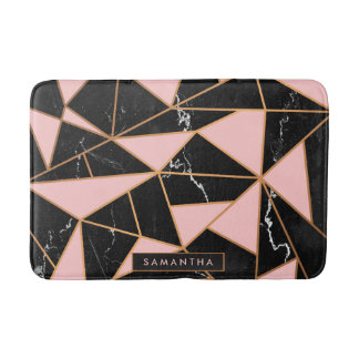 Rosa Marble Mosaic Badrumsmatta