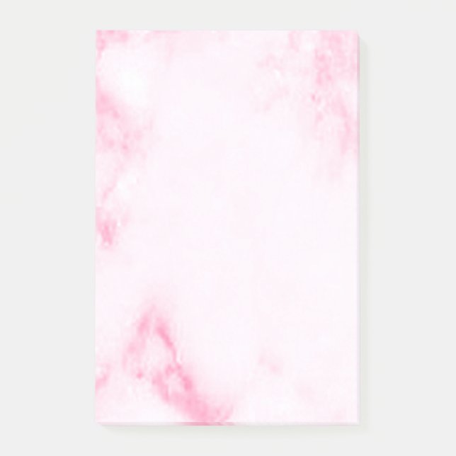 Rosa Marble Post-it Block (Framsida)