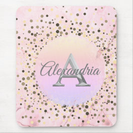 Rosa Marble Speckled Monogram Musmatta