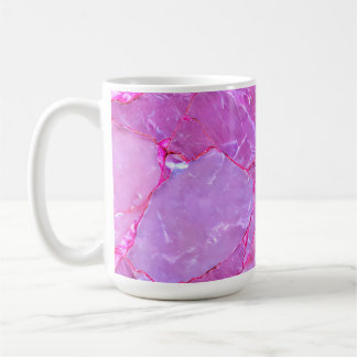 Rosa Marble Struktur, Marble Effect Kaffemugg
