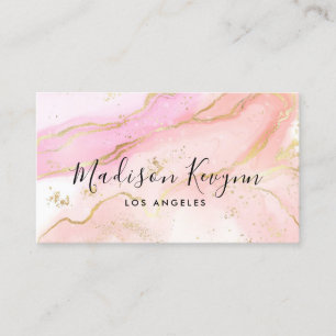 Rosa Marble Visitkort