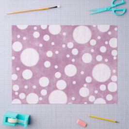 Rosa Marble White Polka dots Mönster Decoupage