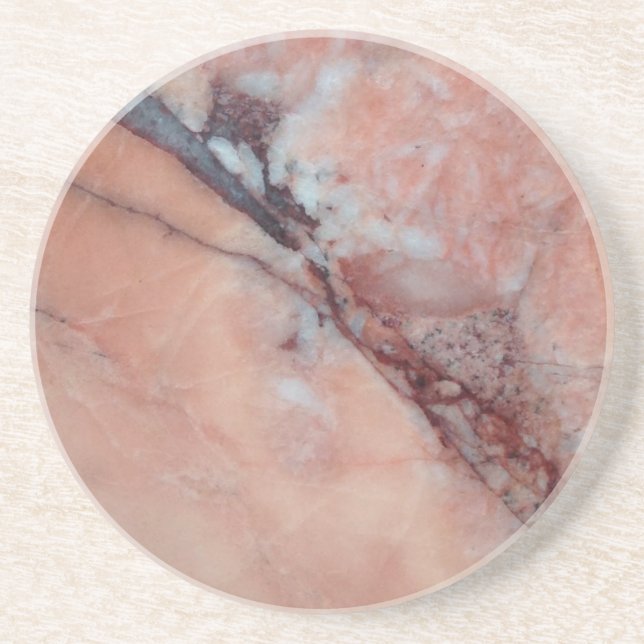 Rosa Marble with Flaw Underlägg Sandsten (Framsidan)