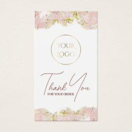 Rosa marbling design paket infoga visitkort