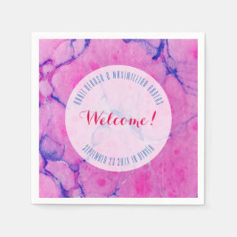 Rosa Marcular Pappersservett