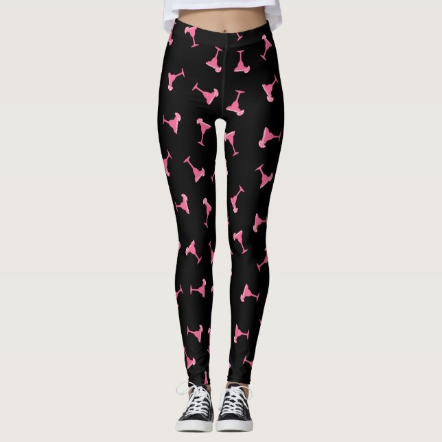 Rosa Margarita Leggings (Framsida)