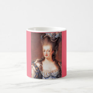 Rosa Marie Antoinette för temaParis fransk mugg