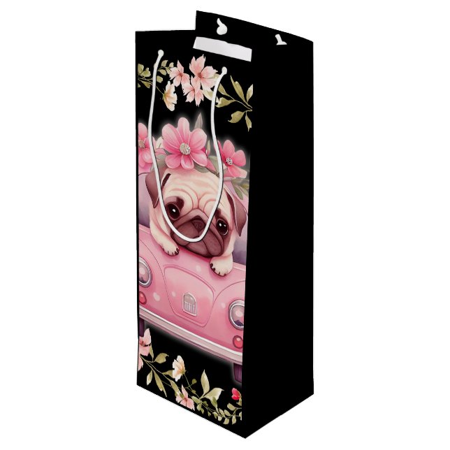 Rosa marionettpåse (Baksidan Vinklad)