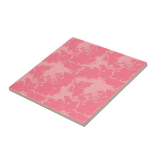 Rosa MarLED Cloud abstrakt Kakelplatta