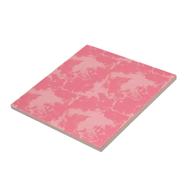 Rosa MarLED Cloud abstrakt Kakelplatta (Sidan)
