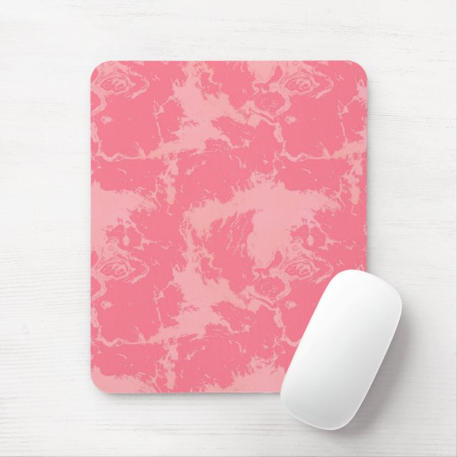 Rosa MarLED Cloud abstrakt Musmatta (Med mus)