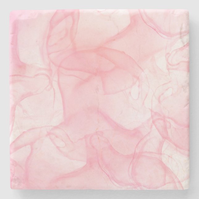 Rosa marmor, bakgrund till flytande konst stenunderlägg (Framsidan)