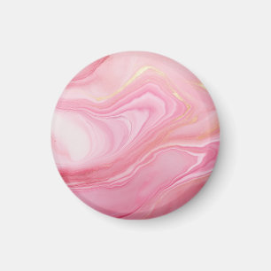 Rosa marmorerad bakgrund magnet