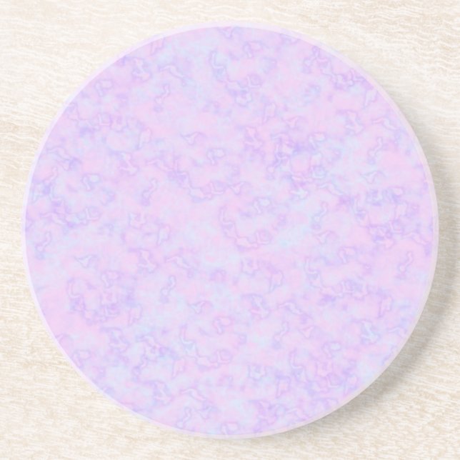 Rosa marmorerad pastell sandsten coaster underlägg (Framsidan)