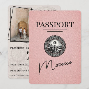 Rosa Marocko-pass Spara datum Datumet