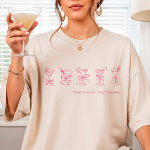 Rosa Martini Bachelorette Cover-up eller Ssov T Shirt
