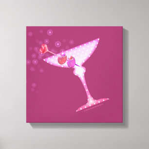 ROSA MARTINI galleri slågen in kanfas Canvastryck