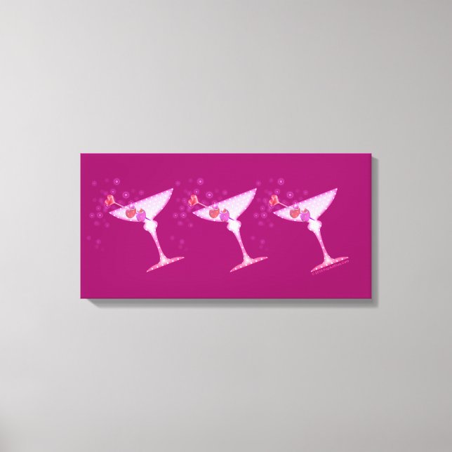 Rosa Martini Gallery Omslutet Canvas (Framsida)