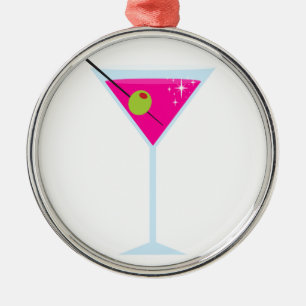 Rosa Martini Julgransprydnad Metall