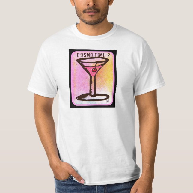 ROSA MARTINI TRYCK FÖR COSMO TIME TEE SHIRT (Framsida)