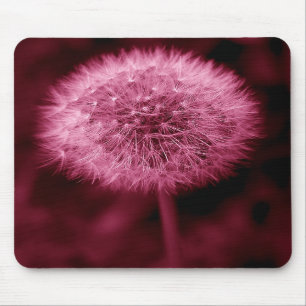 Rosa maskros Mousepad Musmatta