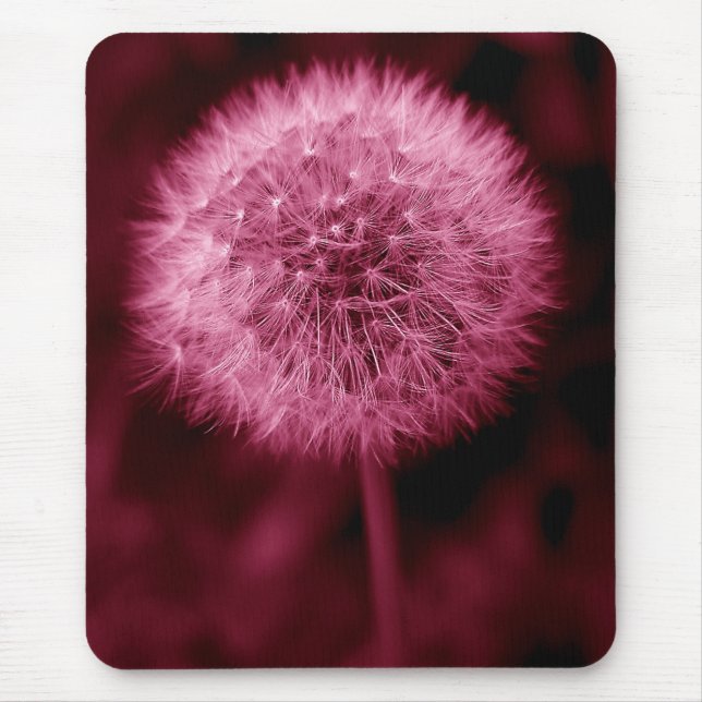 Rosa maskros Mousepad Musmatta (Framsidan)