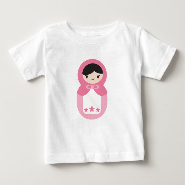 Rosa Matryoshka Doll Tee (Framsida)