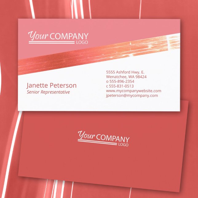  Rosa, Mauve-Affärskortet Visitkort (unique mauve, blush, red, peach stylish business cards template, professional)