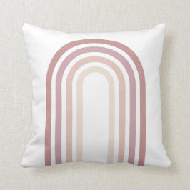 Rosa & Mauve Minimalist Rainbow Dekorativ kudde