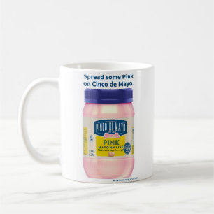 Rosa Mayonnaise Kaffemugg