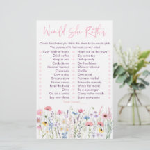 Rosa Meadow Wildblommor, skulle hon hellre leka?
