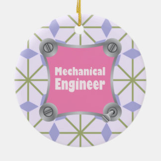 Rosa Mechanical Ingenjör Julgransprydnad Keramik