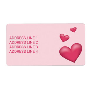 Rosa med Anpassningsbar text Fraktsedel