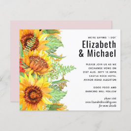  Rosa med budgeten för solblommor i Bröllop