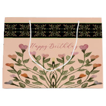 Rosa med Elegantens Blommigt