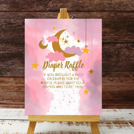 Rosa med tunn och liten stjärna, roffle Twinkle Tw Poster
