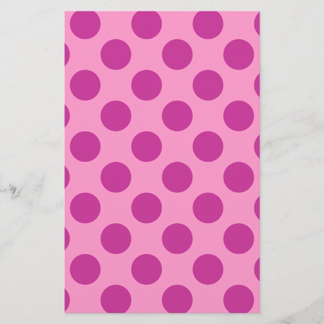 Rosa med Violet Polka dots (Framsida)