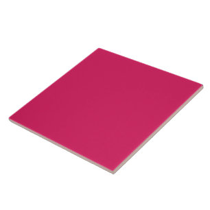 rosa med vit gräns kakelplatta