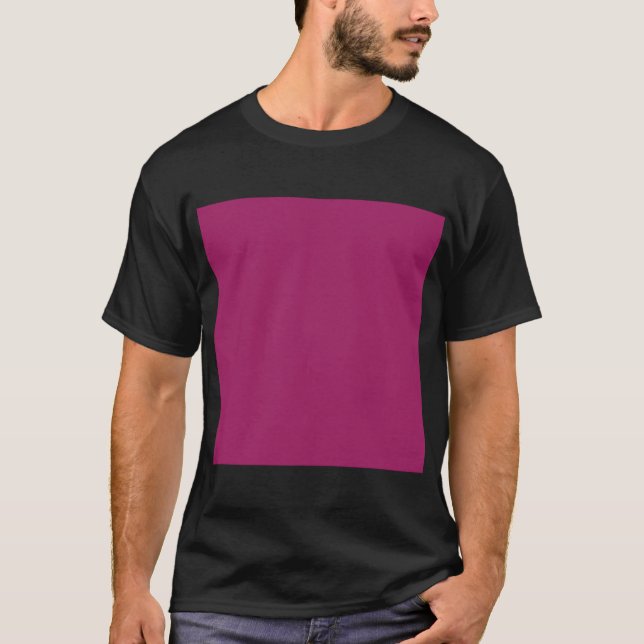 rosa med vit gräns t shirt (Framsida)