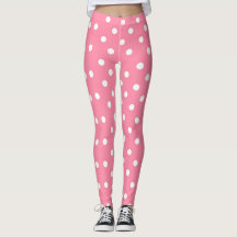 Rosa med White Polka dots