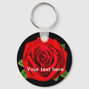 Rosa meddelandetext nyckelring