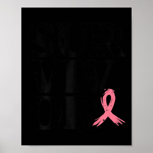 Rosa Medvetenhet om bröstcancer Kvinnor i badkaret Poster (Framsidan)