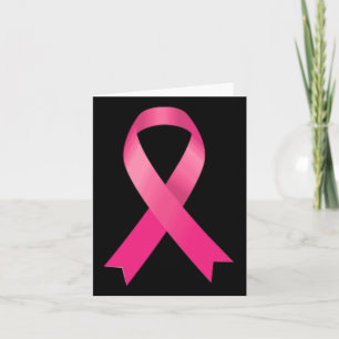 Rosa Medvetenhet om bröstcancer Kvinnor Manar Kids Kort