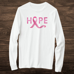 Rosa Medvetenhet om bröstcancer vid HOPE-bröstcanc T Shirt