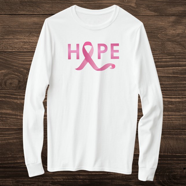 Rosa Medvetenhet om bröstcancer vid HOPE-bröstcanc T Shirt (Skapare uppladdad)
