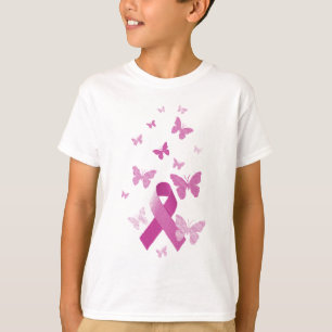 Rosa medvetenhetband t-shirt